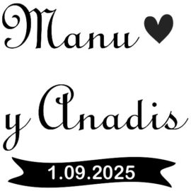 Sello de Boda Personalizado B05