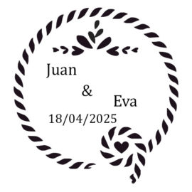 Sello de Boda en Seco SS1