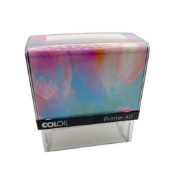Sello Colop p40 con carcasa tie dye