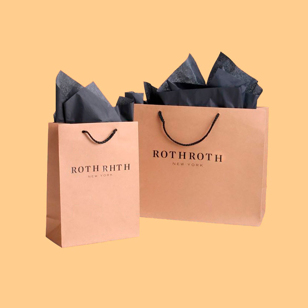 Bolsa papel kraft con grabado Sello XXL